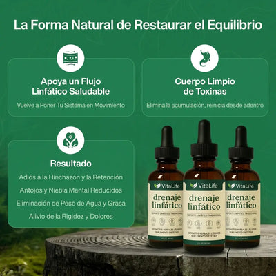 VitaLife®  Gotas de Drenaje Linfático